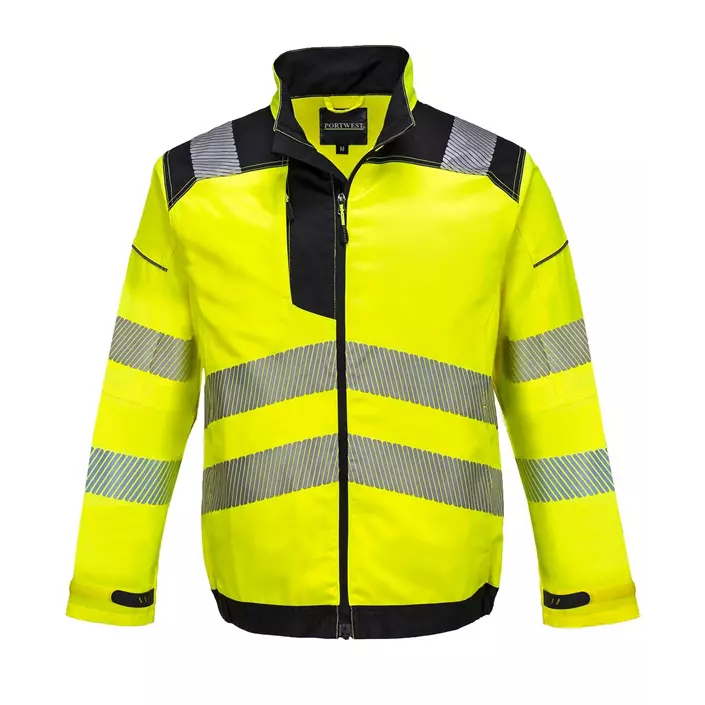 Portwest PW3 work jacket, Hi-vis Yellow/Black, large image number 0