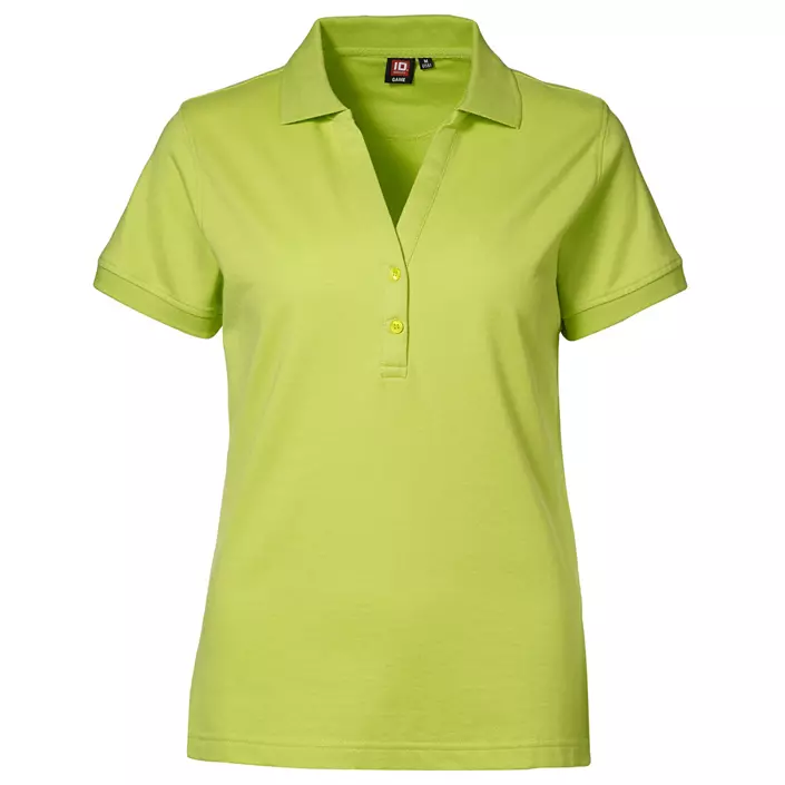 ID Pique dame Polo T-shirt, Limegrøn, large image number 0