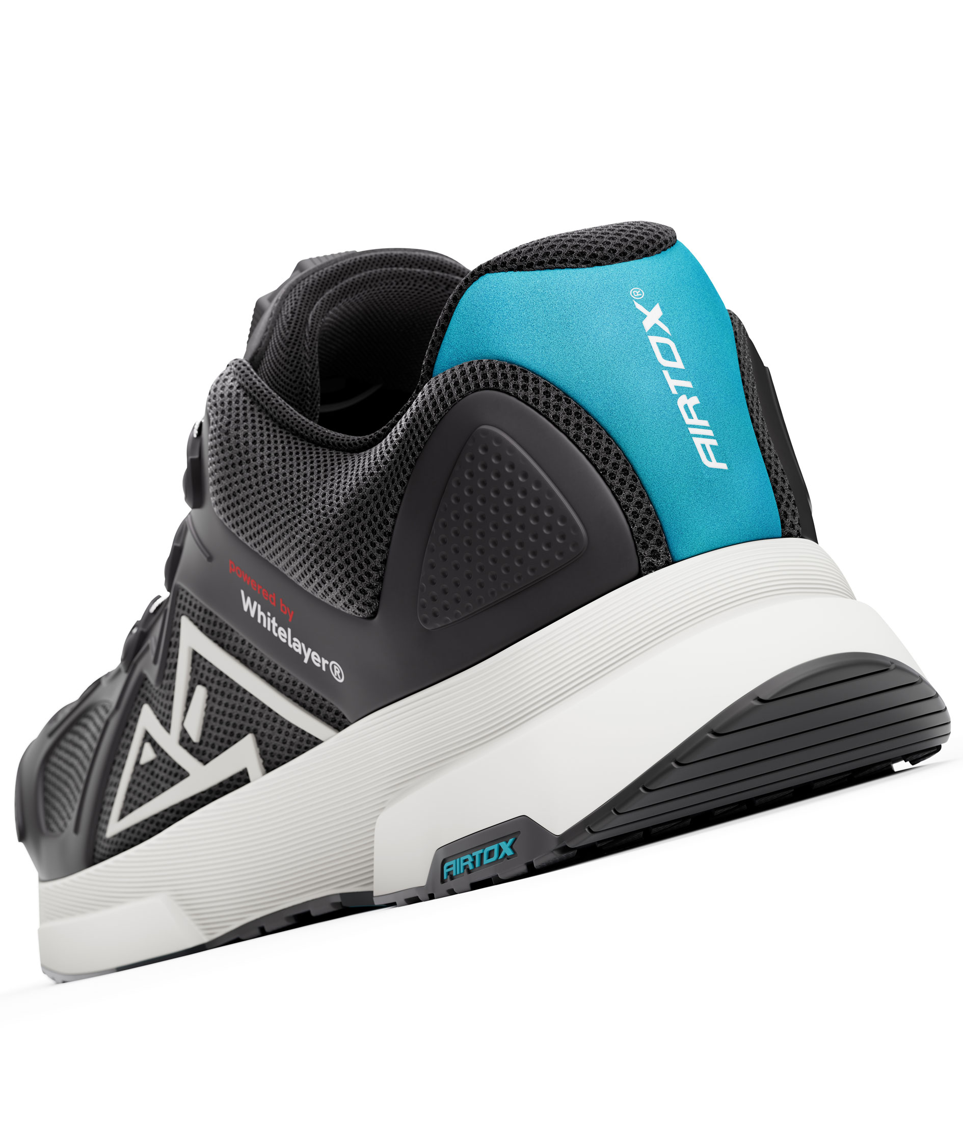 Airtox FM11 skyddsskor S1P, Svart/Vit, Svart/Vit, large image number 7