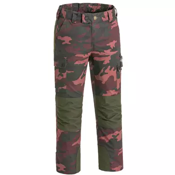 Pinewood Lapland Camou insect-stop kids trousers, Plum Jungle