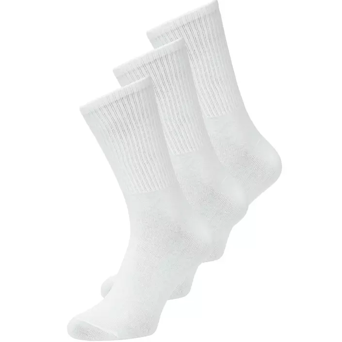 Jack & Jones JACCHARLES 3-pack tennis socks, White, White, large image number 0