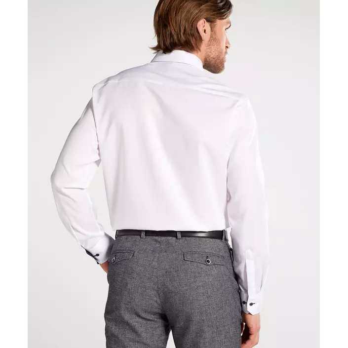 Eterna Fein Oxford Comfort fit skjorte, White , large image number 2