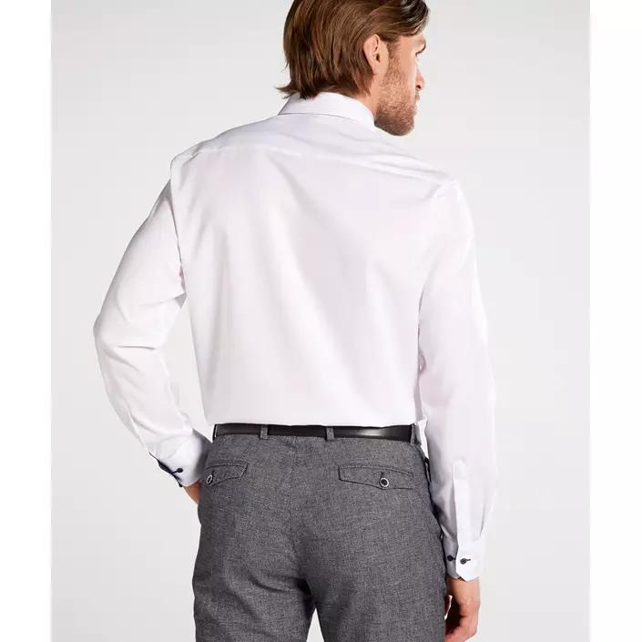 Eterna Fein Oxford Comfort fit skjorta, White, large image number 2