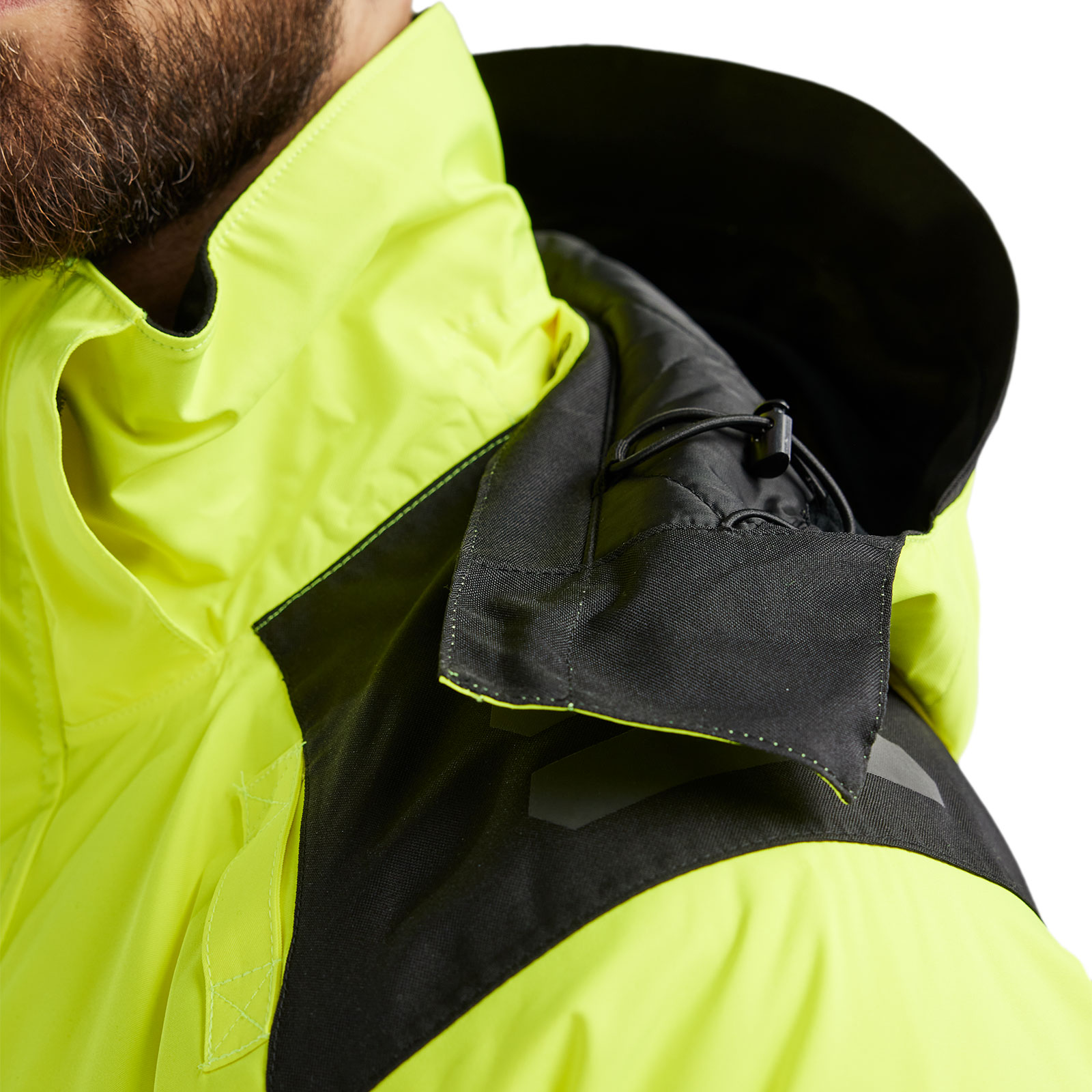 Bl&aring;kl&auml;der winter parka, Hi-vis Yellow/Black, large image number 6