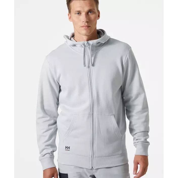 Helly Hansen Classic hoodie with zipper, Grey fog, large image number 1