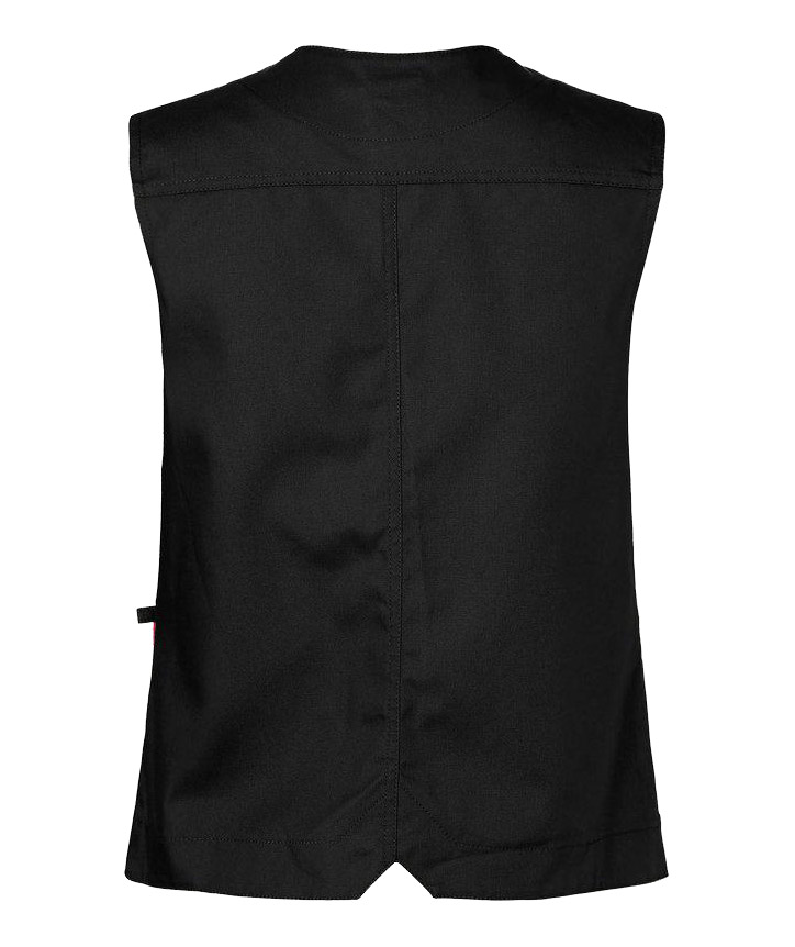 Segers 6014 dame tjenervest, Sort