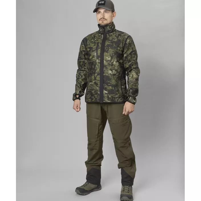 Seeland Rogue vändbar fleecejacka, Light pine/Invis green, large image number 8