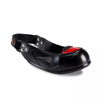 Tiger Grip Visitor cover shoes with safety, Black