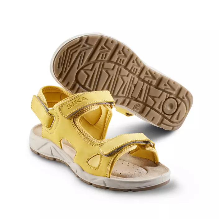 Sika Motion dame work sandals OB, Yellow, large image number 0