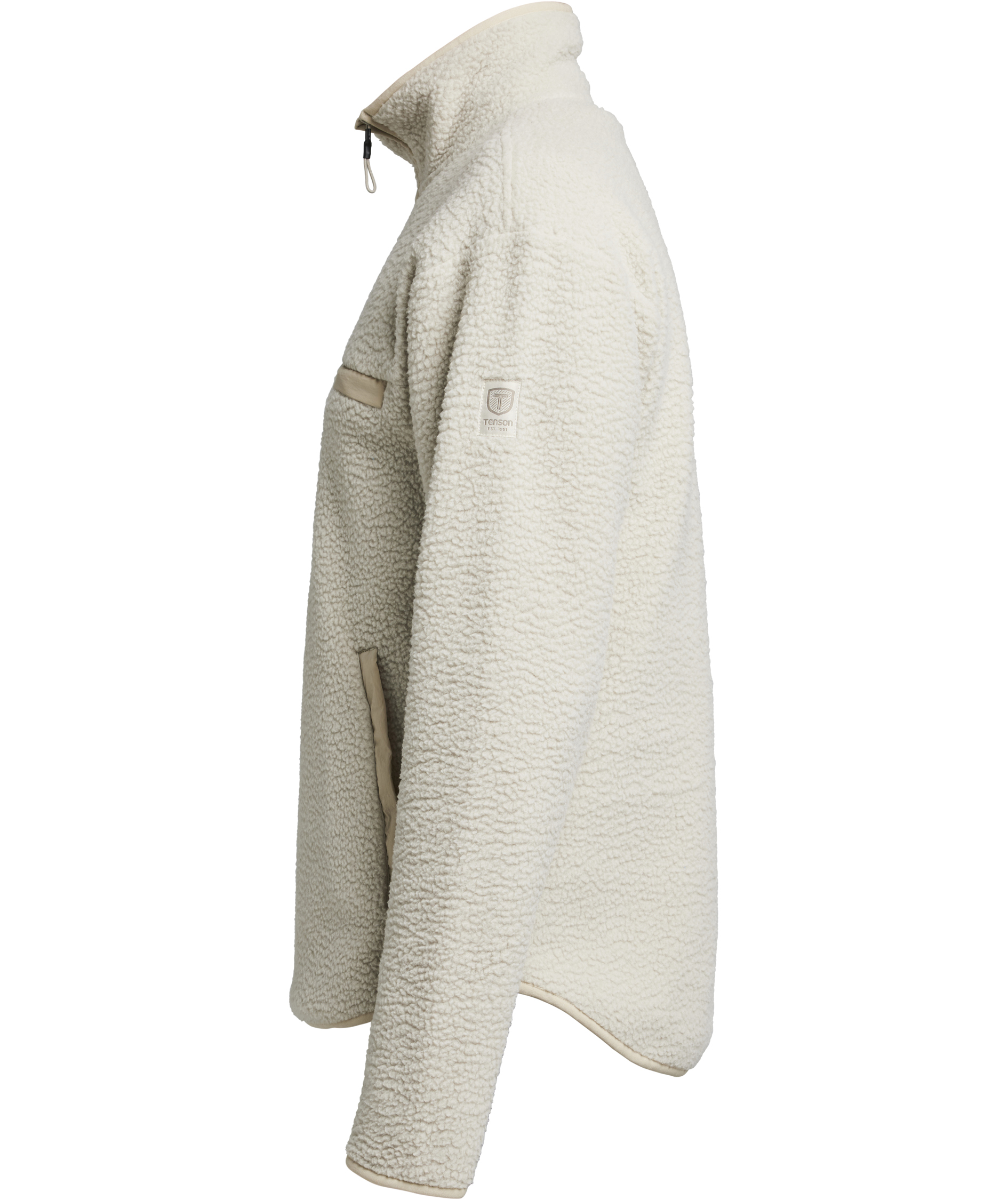 Tenson Yoke pile fleece Halfzip, Sand, large image number 4
