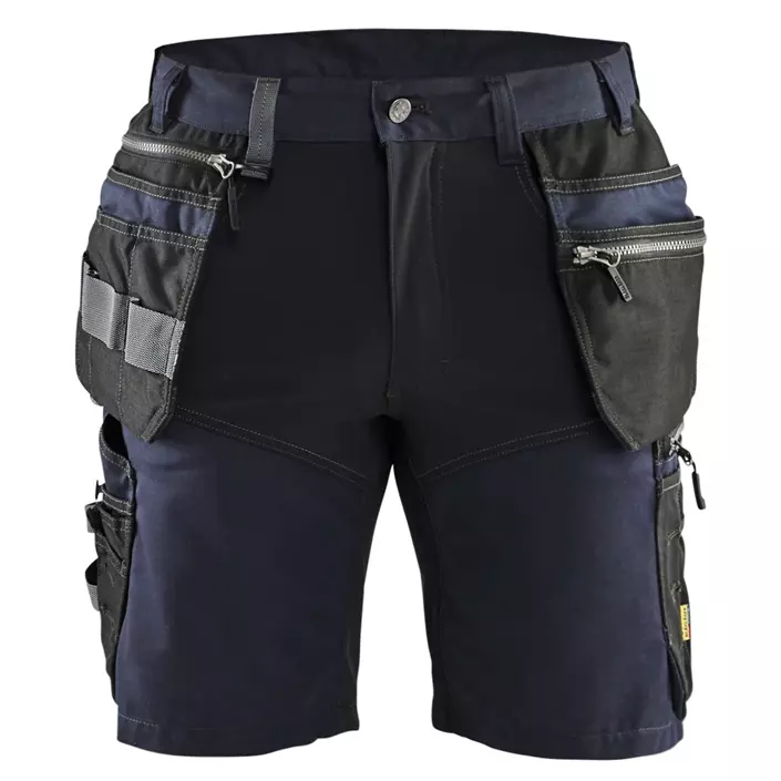Blåkläder craftsman shorts, Marine Blue/Black, large image number 0