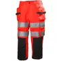 Helly Hansen Alna craftsman knee pants, Hi-vis red/charcoal