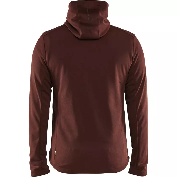 Blåkläder hoodie, Bränd Röd/Svart, large image number 1