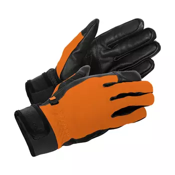 Pinewood Furudal Hunters gloves, Orange/Black