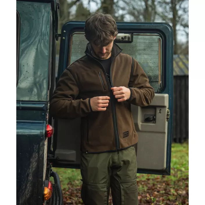 Seeland Rogue Solid Fleece Wendejacke, Grizzly Brown/Demitasse Brown, large image number 9