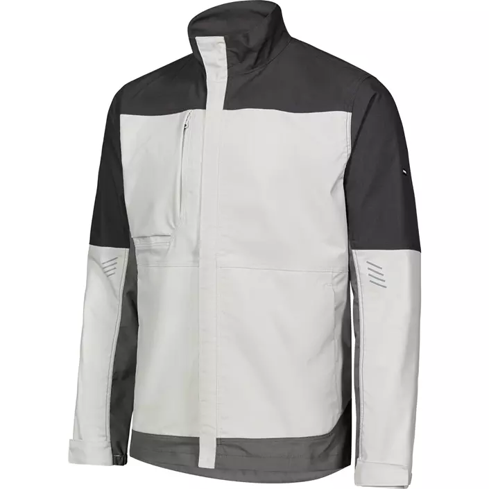 Engel Entire arbejdsjakke, Bone White/Anthracite Grey, large image number 5