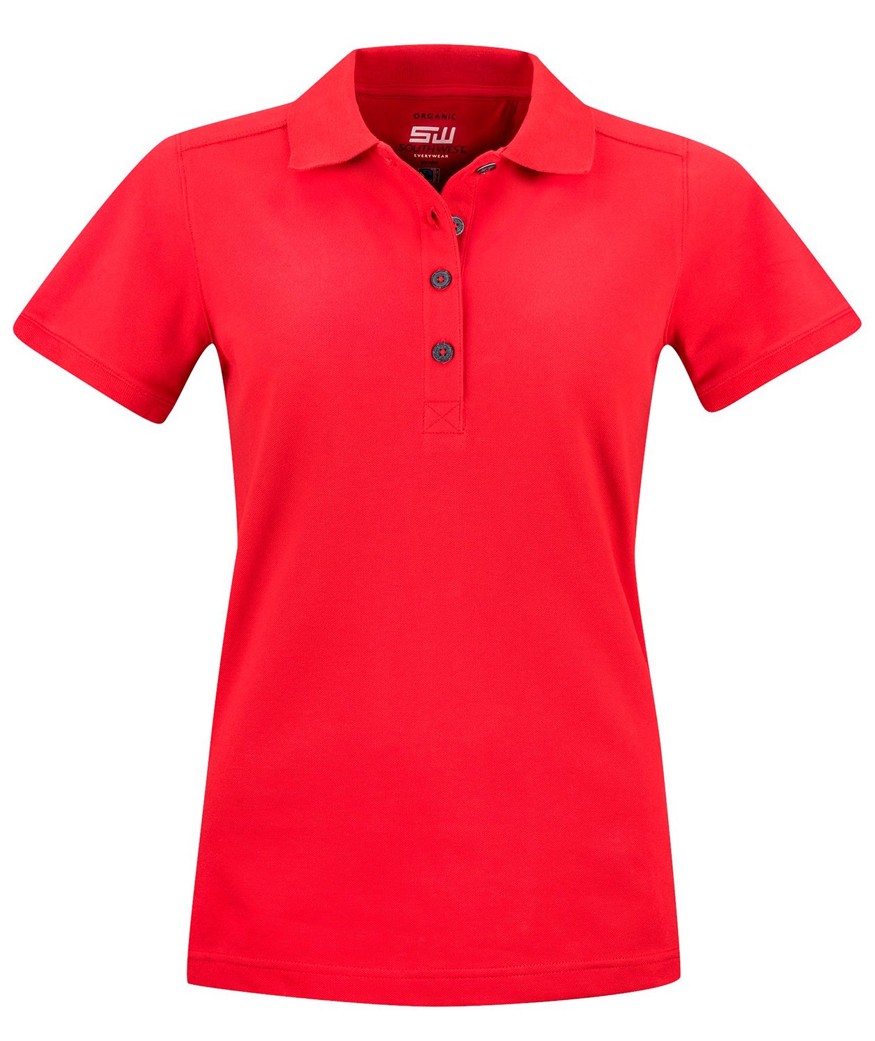 South West Magda women's poloshirt, Red, Red, swatch