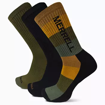 Merrell sokker 3-pack, Black assorted