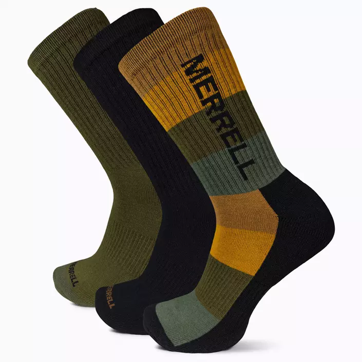 Merrell sokker 3-pack, Black assorted, large image number 0