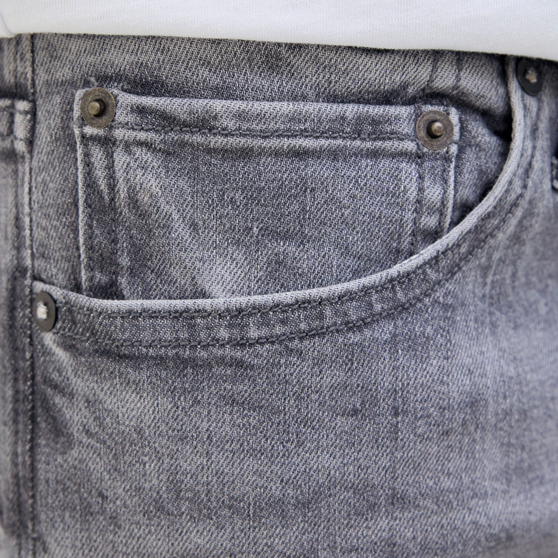 Jack & Jones JJIRICK JJORIGINAL AM360 shorts, Grey Denim, large image number 4