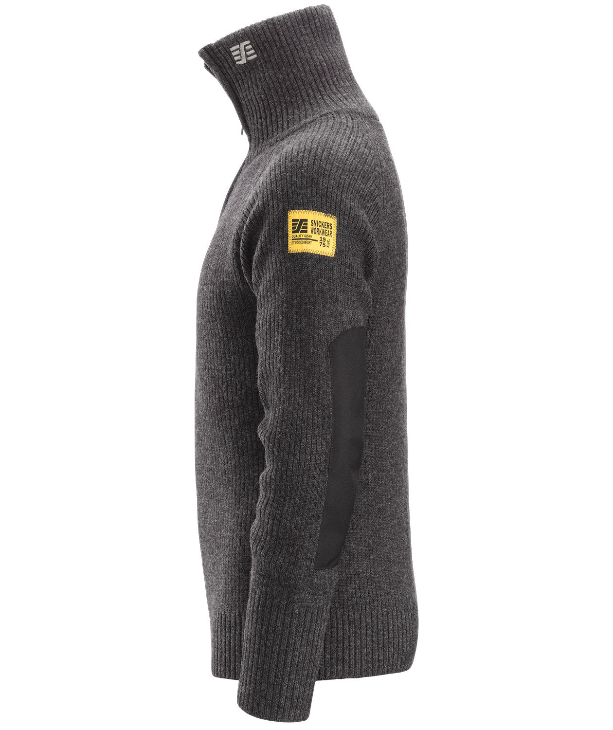 Snickers AllroundWork &frac12;-zip ylletr&ouml;ja 2905, M&ouml;rkgr&aring; Melerad, large image number 1