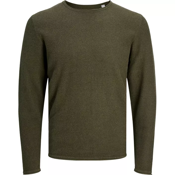 Jack & Jones JJECOOPER striktrøje, Olive night, large image number 0