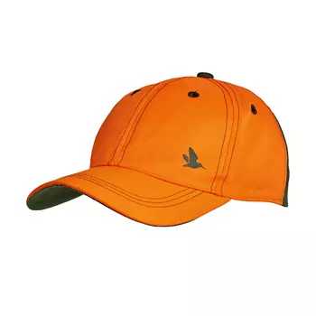 Seeland Venture cap, Pine Green/Hi-Vis Orange
