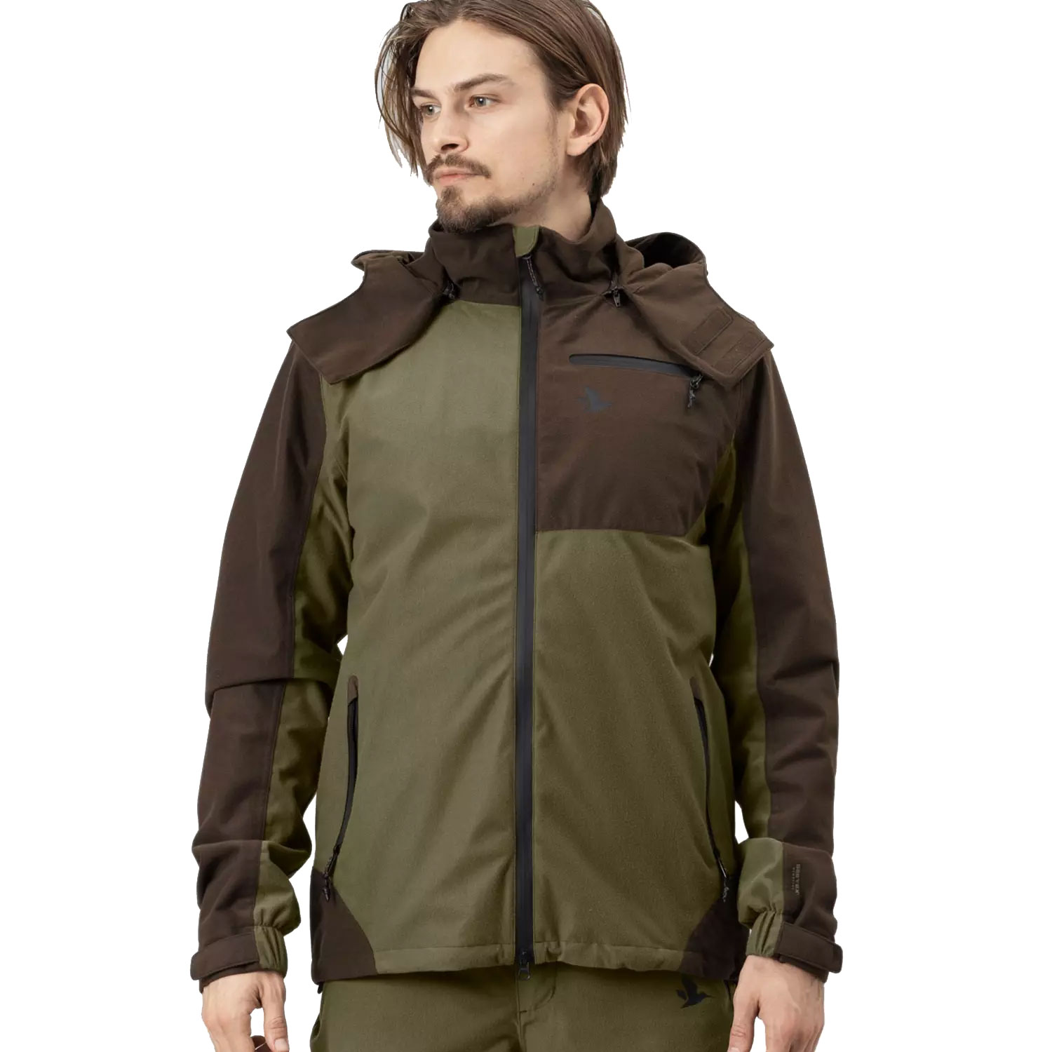 Seeland Fern softshell jacket, Duffel Green/Clay Brown