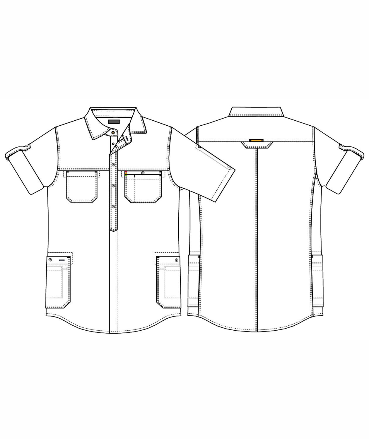 Kentaur kurz&auml;rmeliges Funktionshemd, Grau, large image number 3