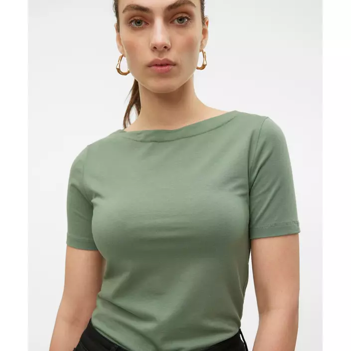 Vero Moda VMPANDA MODAL dame T-shirt, Laurel Wreath, large image number 4