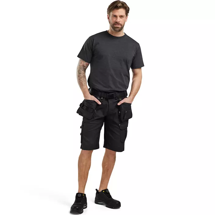 Blåkläder håndværkershorts, Sort/Sort, large image number 1