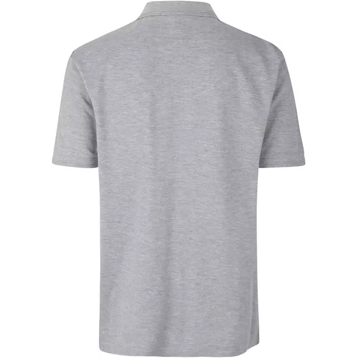 ID PRO Wear Piké-tröja med tryckknappar, Gråmelerad, large image number 1