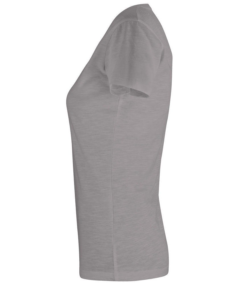 Clique Slub dame T-shirt, Gr&aring;, large image number 3