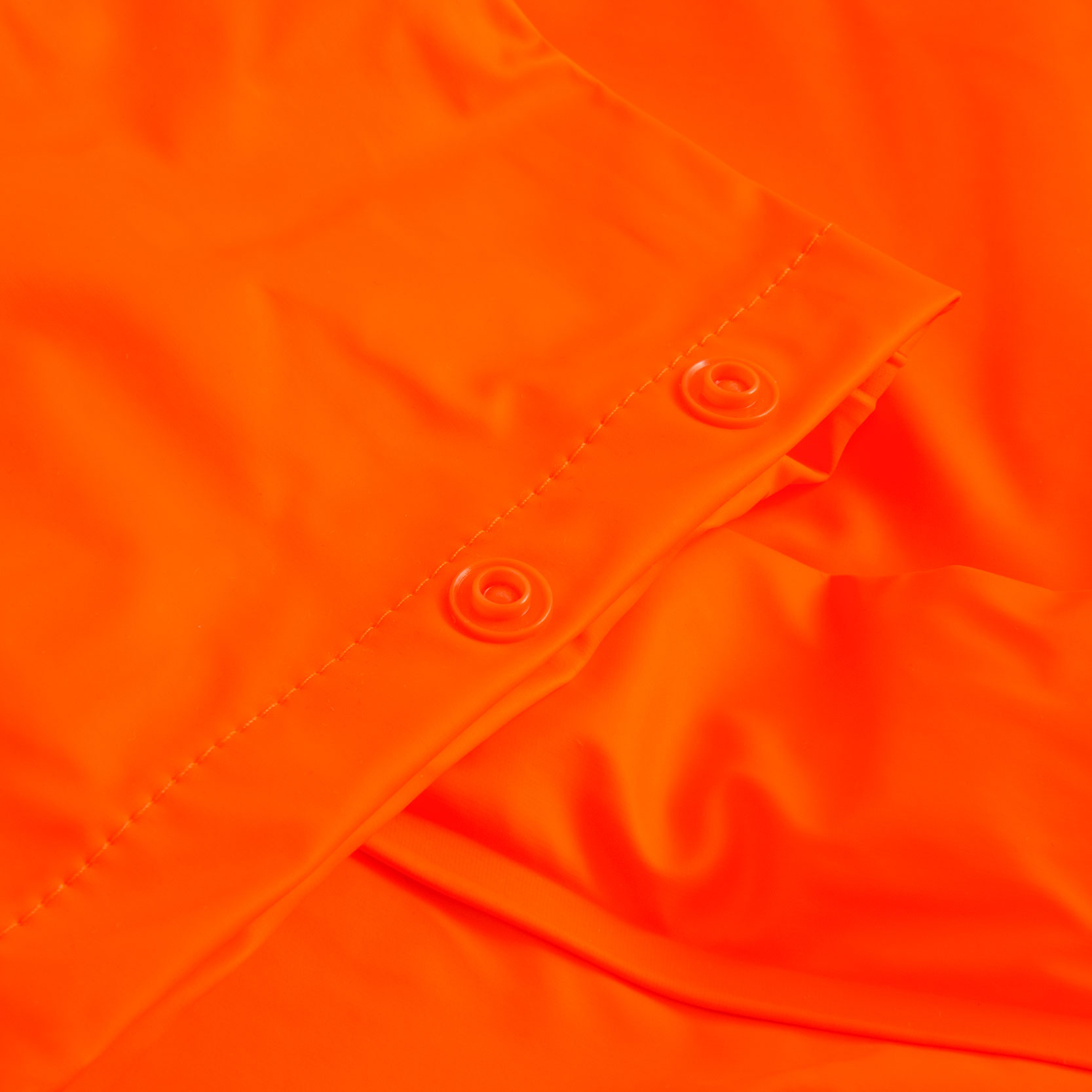 Lyngs&oslash;e PU rain coveralls, Hi-vis Orange, large image number 2
