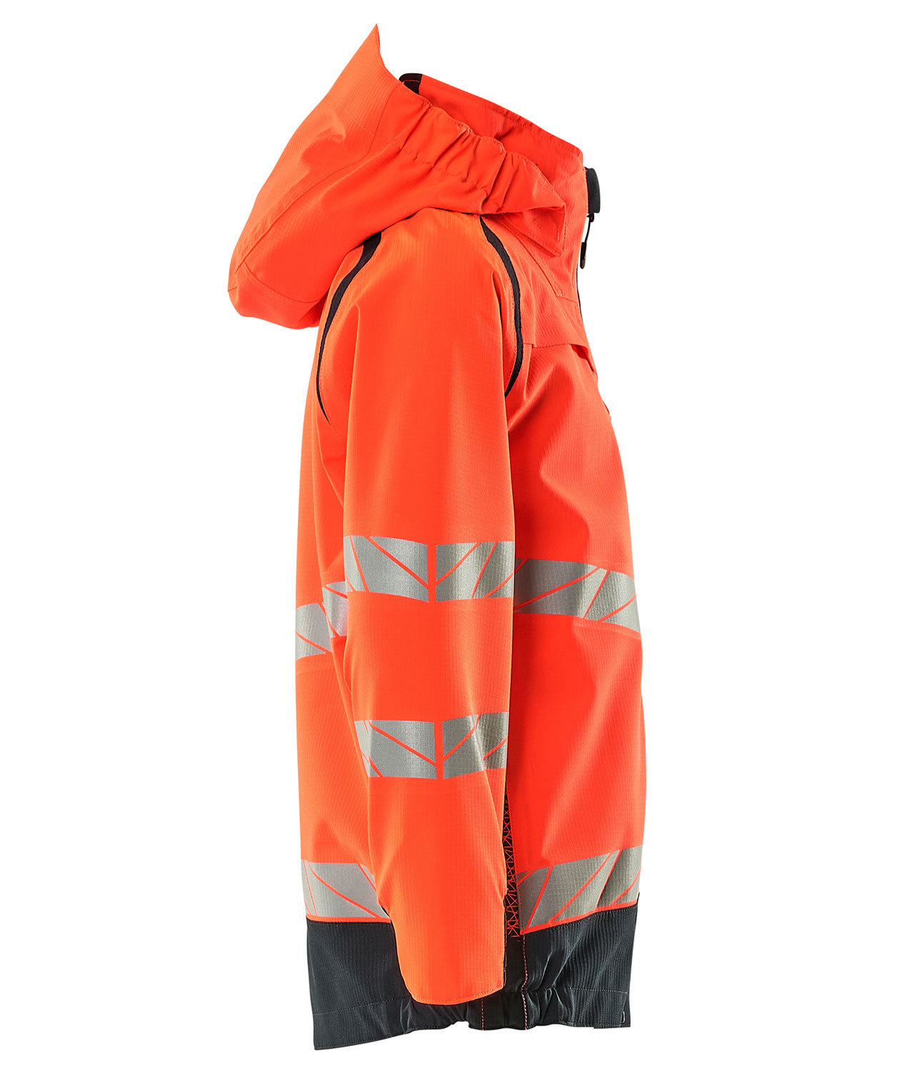 Mascot Accelerate Safe skaljakke til b&oslash;rn, Hi-Vis R&oslash;d/M&oslash;rk Marine, large image number 4