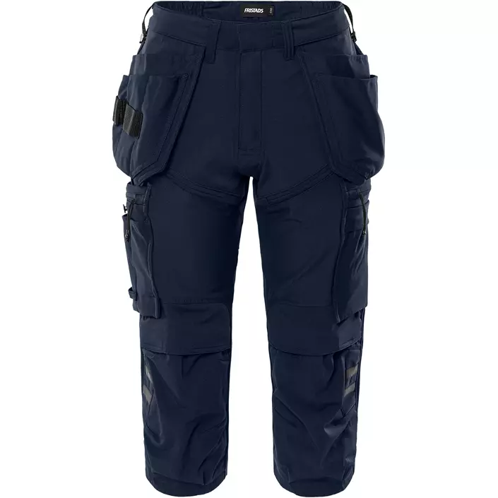 Fristads håndværkerknickers 2600 GLWS full stretch, Mørk Marine, large image number 0