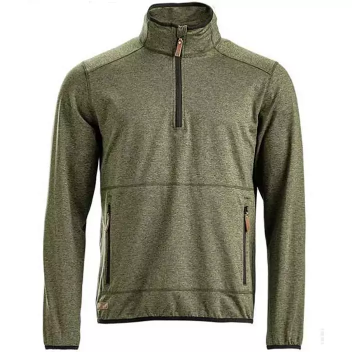 Kramp Active fleece sweater, Olive Green, large image number 0