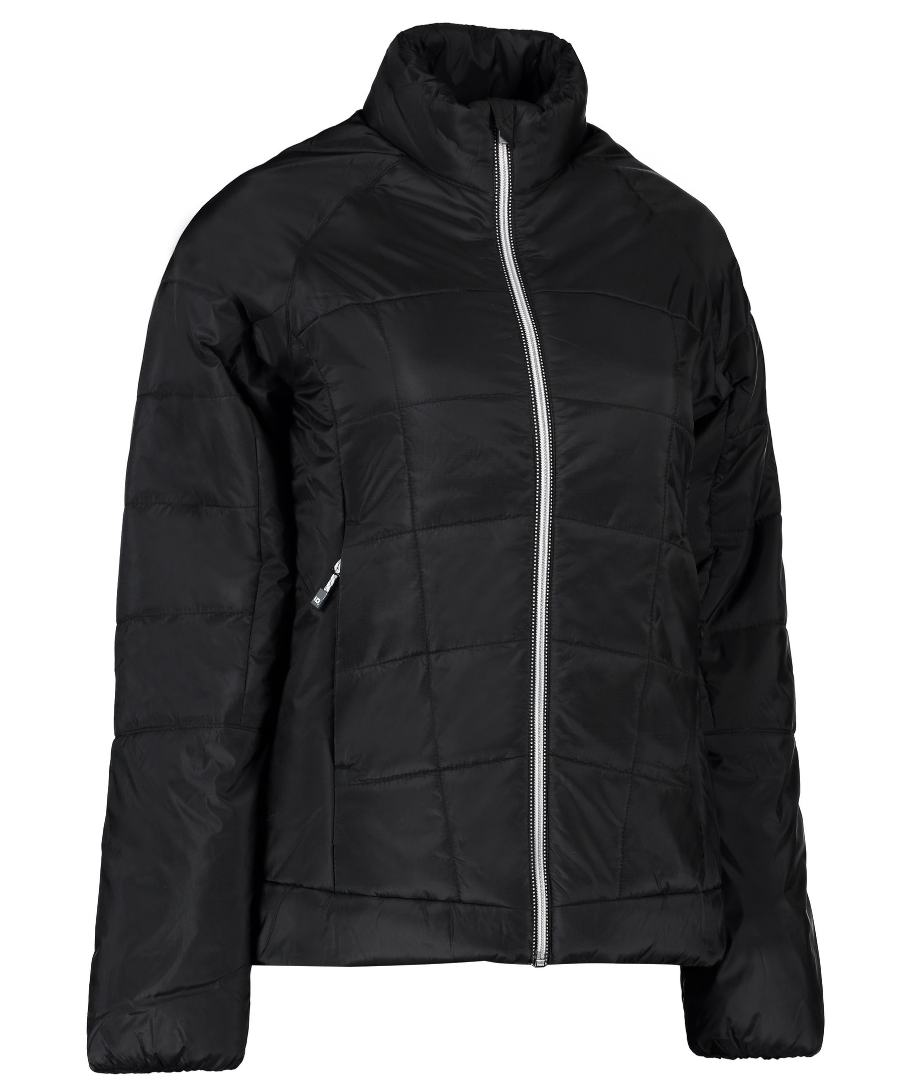 ID Leichtgewicht Damen Steppjacke, Schwarz