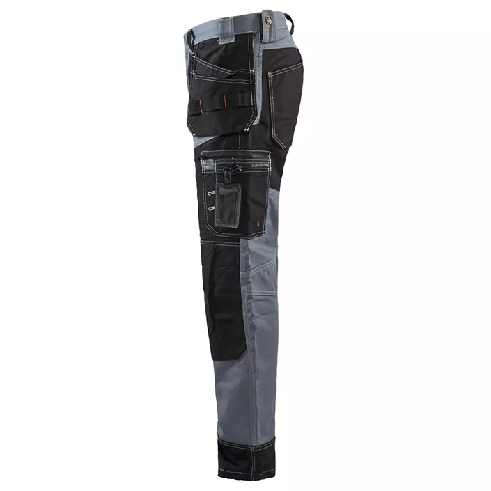 Blåkläder twill craftsman trousers X1500, Grey/Black, large image number 3