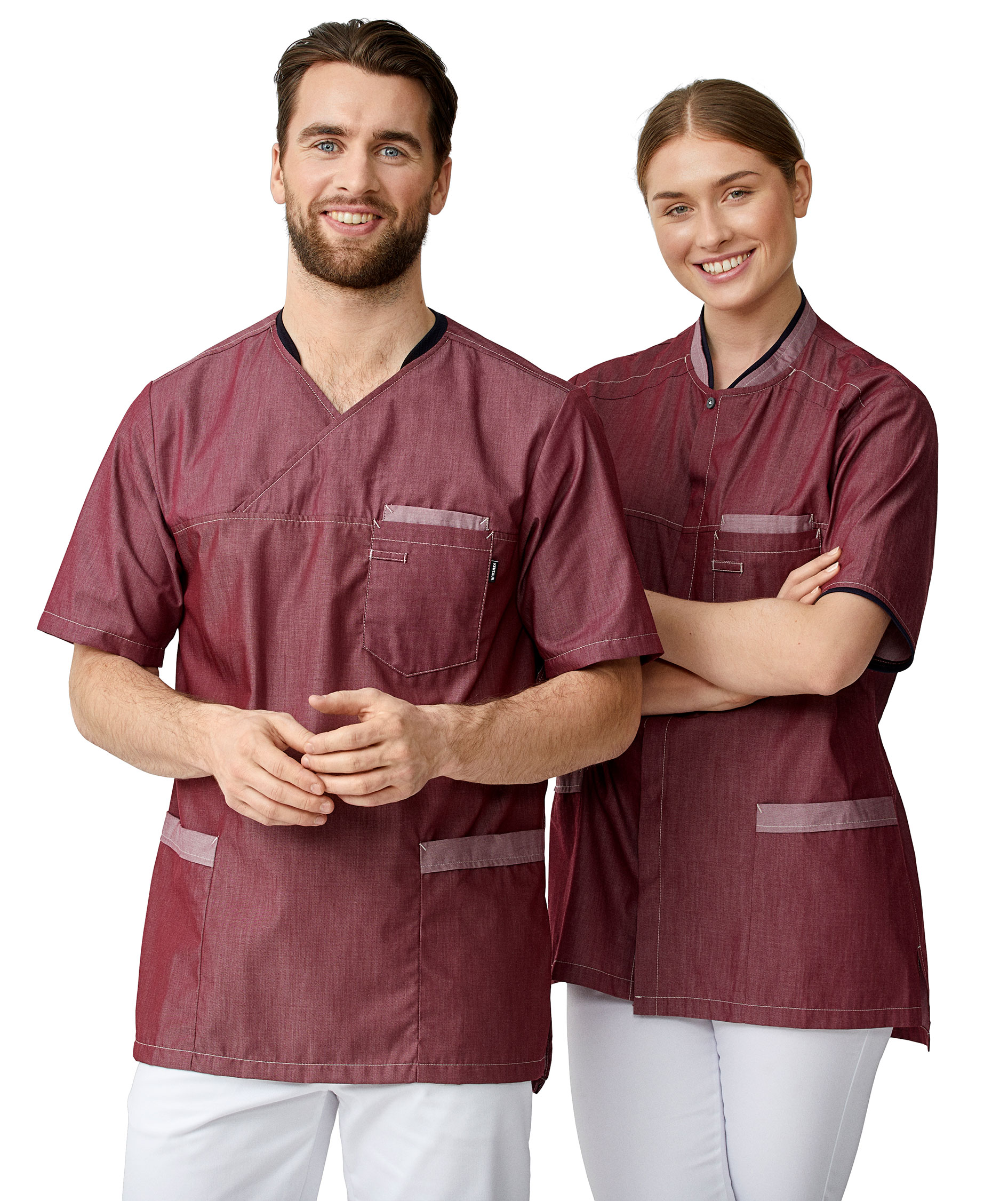 Kentaur smock, Wine/Ocean, large image number 3