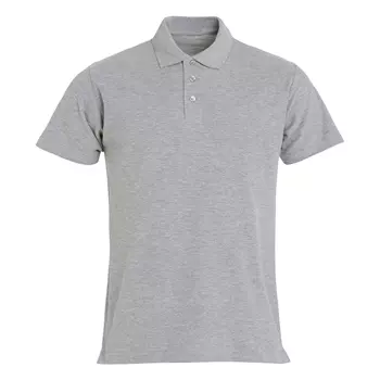 Clique Basic Poloshirt, Grau Melange