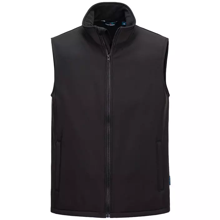 Portwest softshell vest, Black, large image number 0
