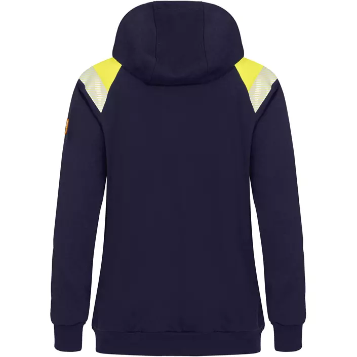 Tranemo FR dame hoodie, Hi-Vis gul/marineblå, large image number 1