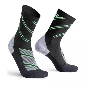 Oxyburn Escape socks, Black/Atoll