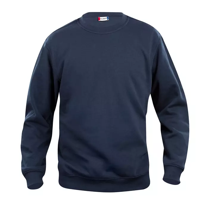 Clique Basic Roundneck trøje, Mørk navy, large image number 0