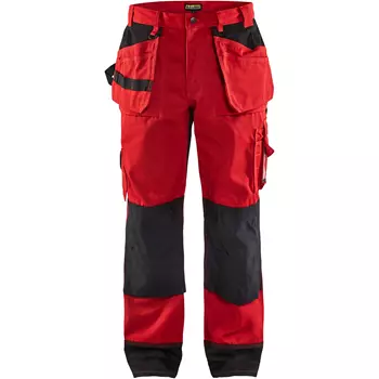 Blåkläder håndværkerbukser X1503, Rød/Sort
