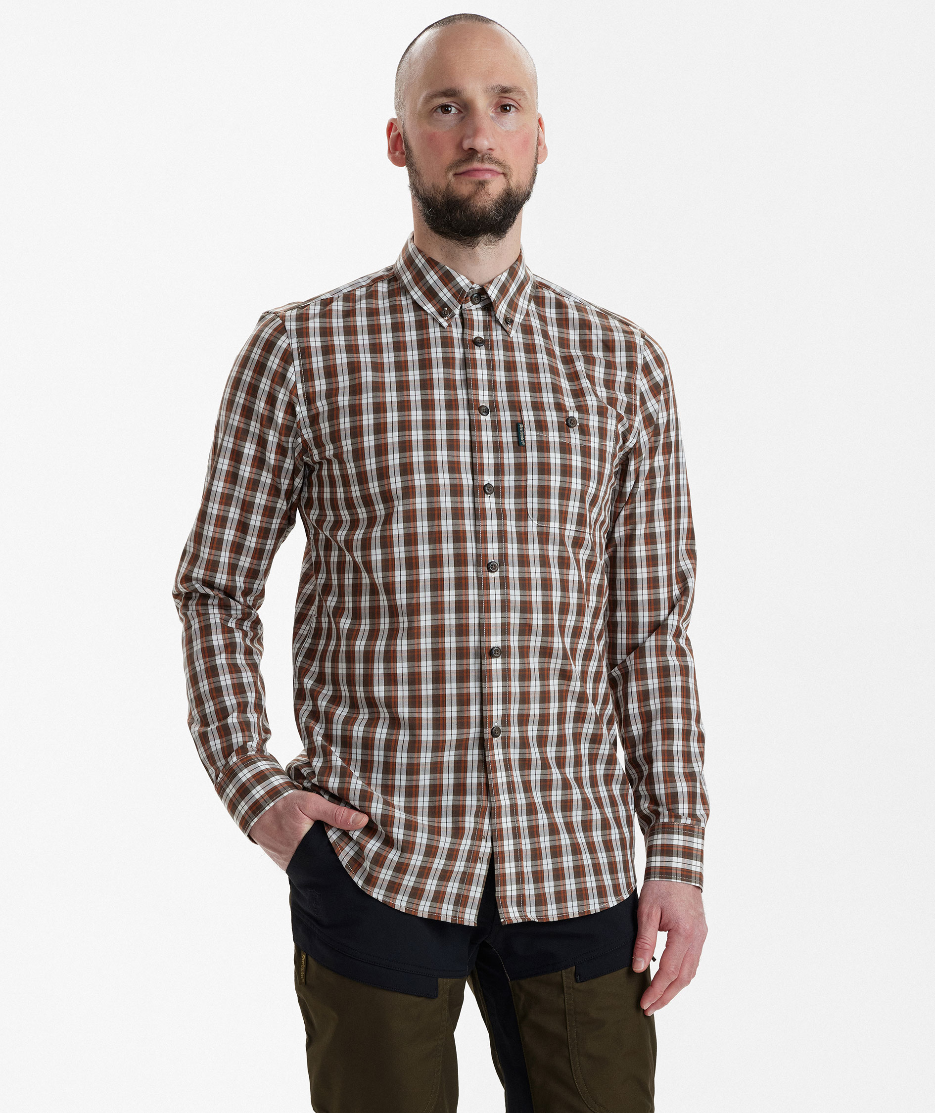 Deerhunter Jeff shirt, Brown Check, large image number 3