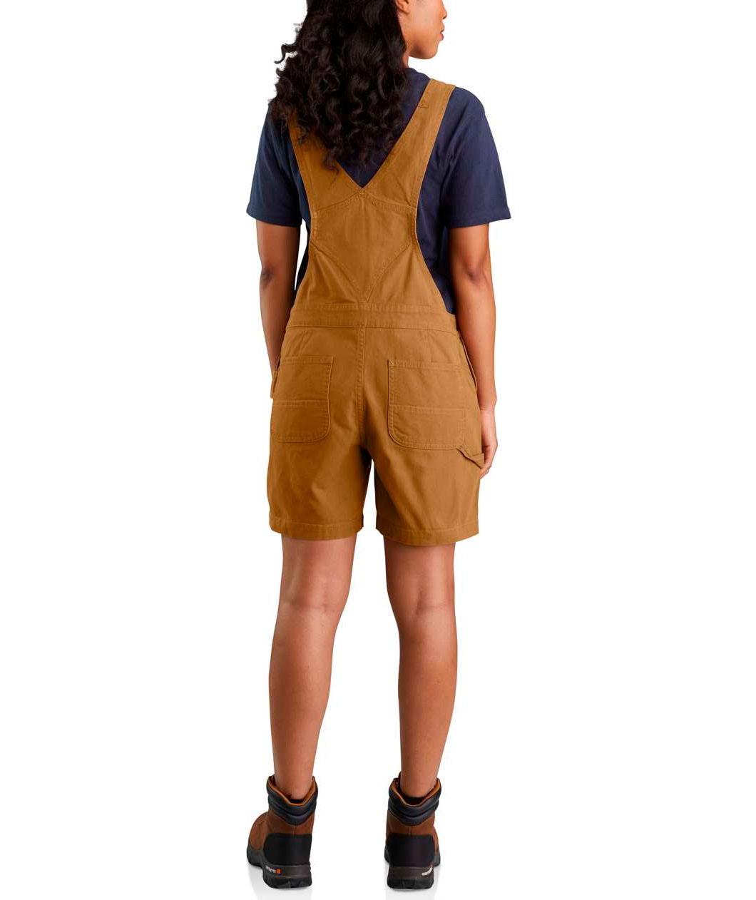 Carhartt Rugged Flex Canvas shortall dam, Carhartt Brown