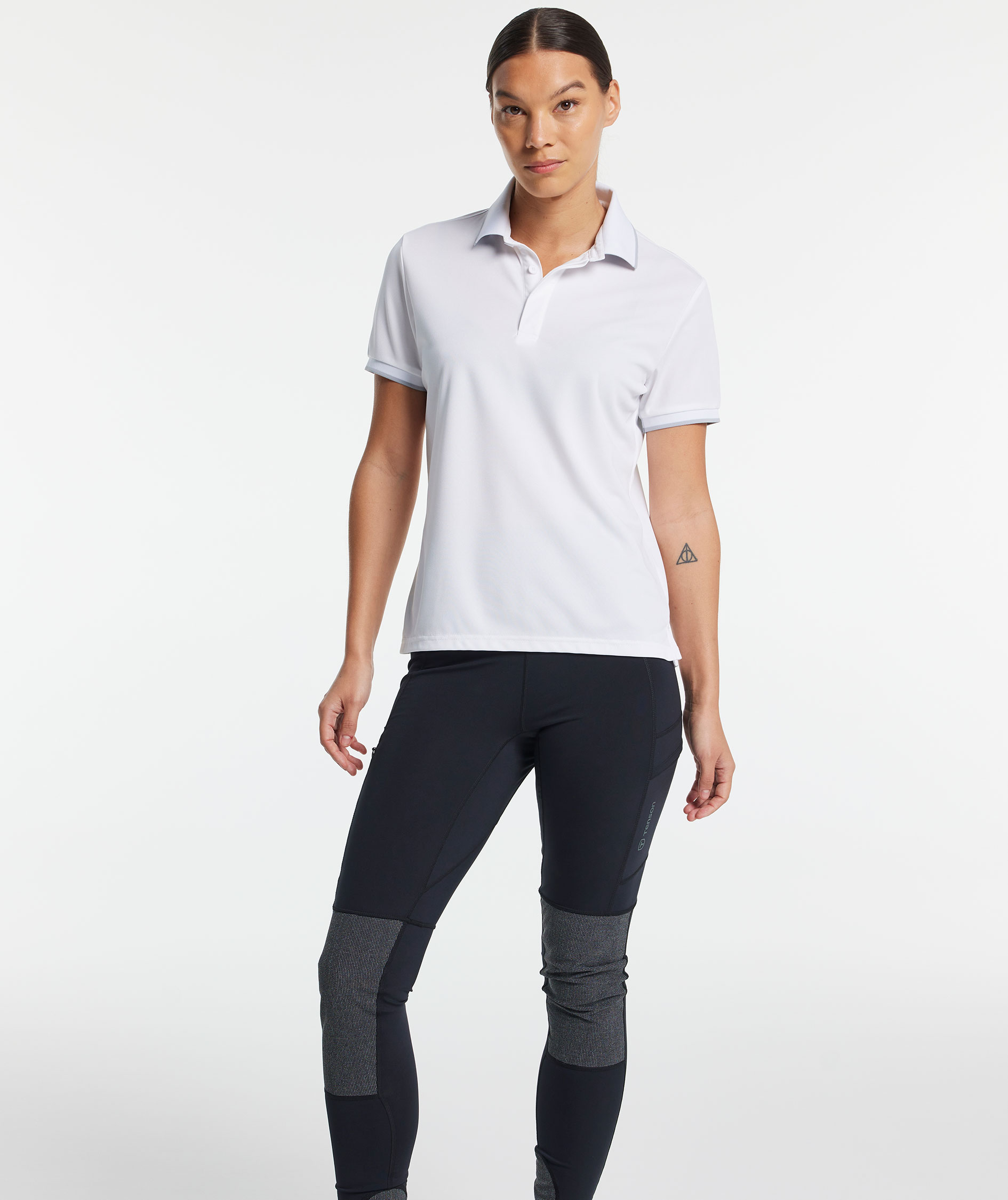 Tenson TXlite Q-dry women's polo shirt, White
