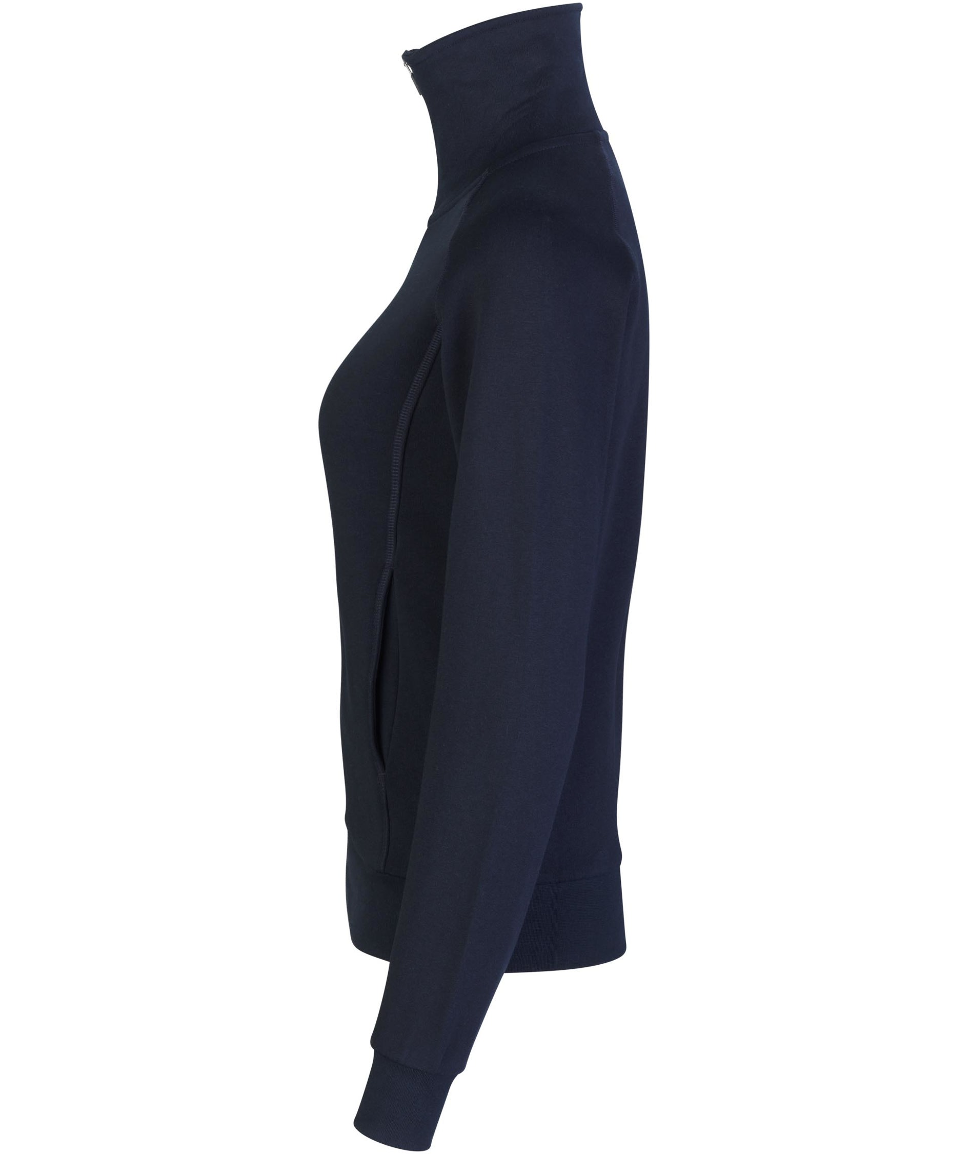 ID dame sweat cardigan, Marine, large image number 2